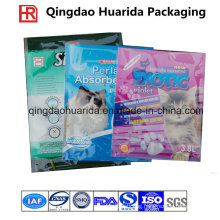 Gravure Printing Side Gusset Plastic Packaging Cat Litter Bag